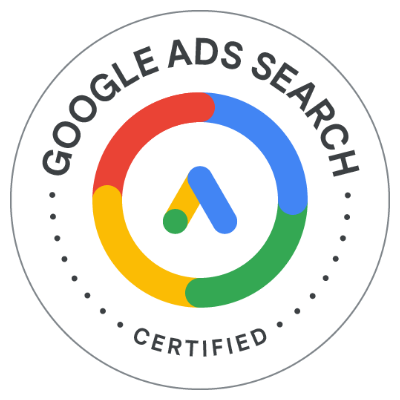 Certyfikat Google Ads z reklamy w sieci wyszukiwania